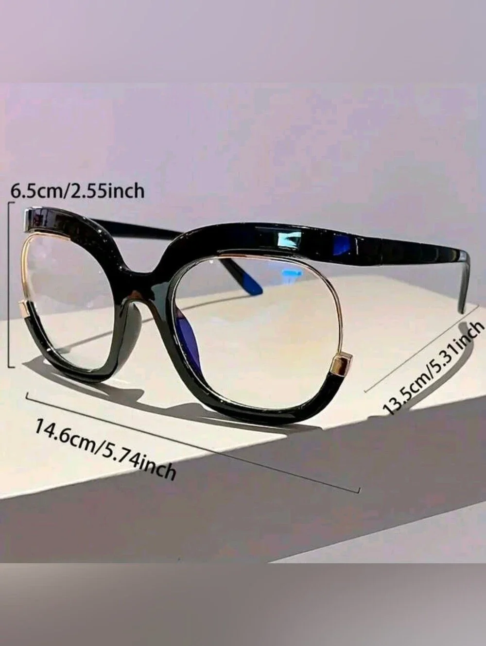 NEW Leopard Oversize Round Fashion Glasses